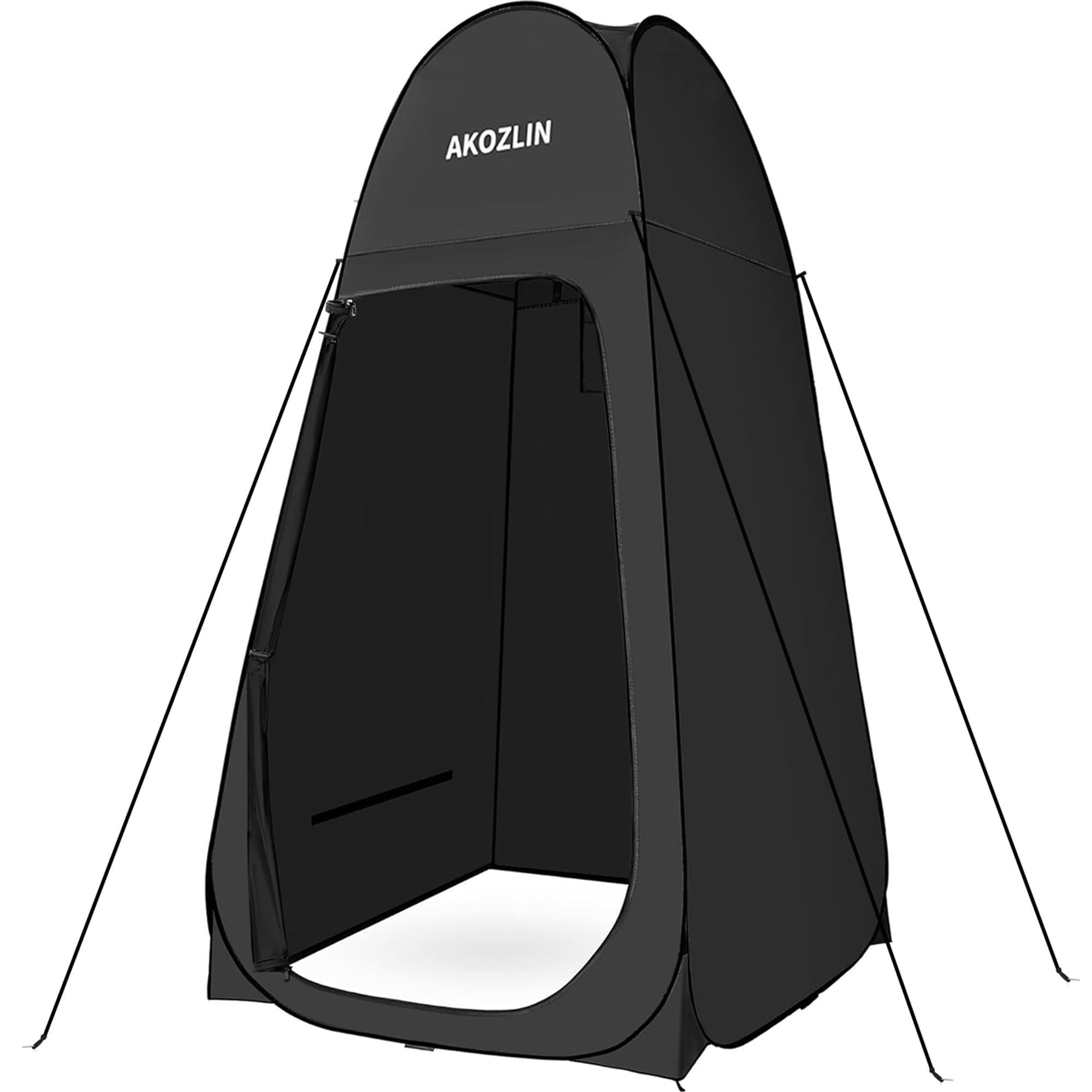 AKOZLIN Portable Pop Up Shower Toilet Tent with UPF 50+ 74.8" High