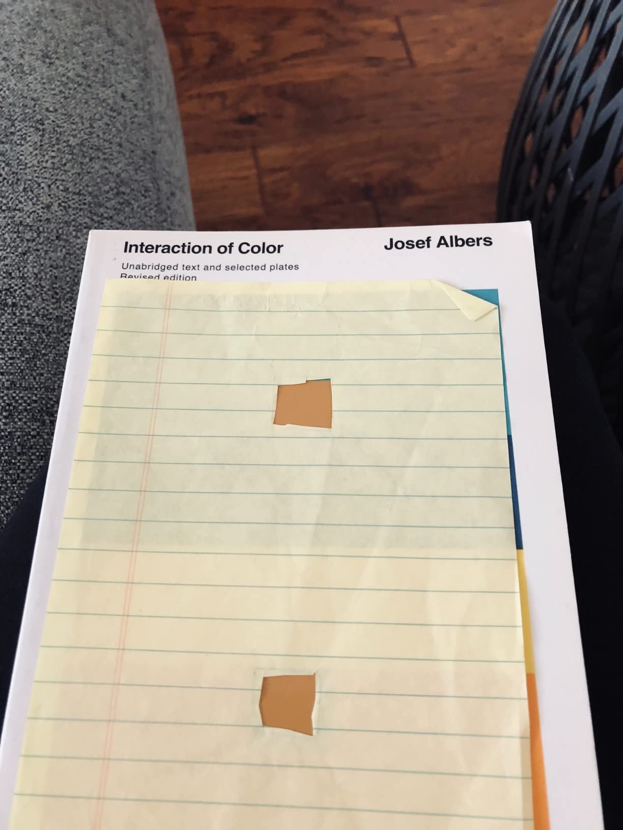 Check out this test of color on the cover