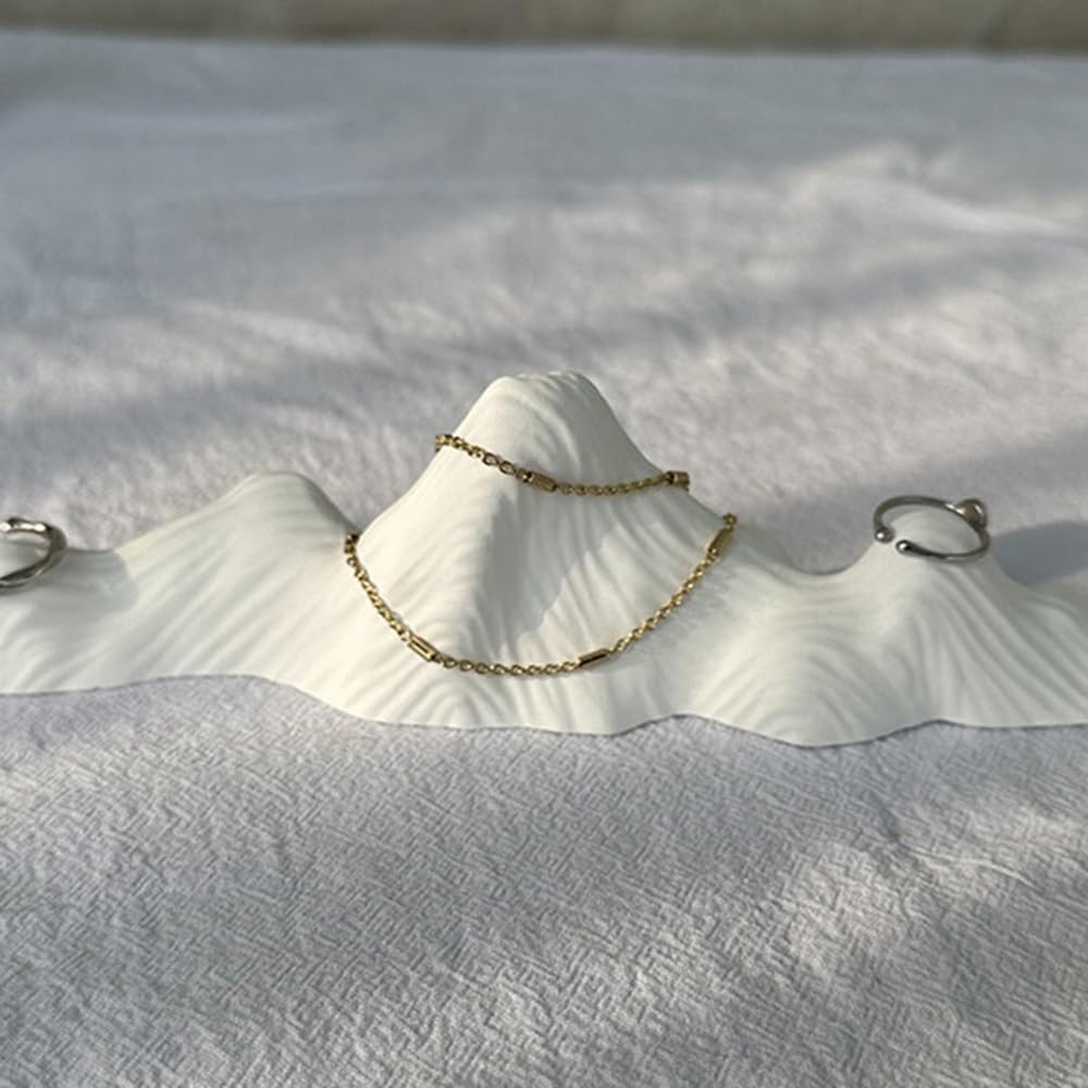 biżuterię Plaster Jewelry Rack Mountain Ring Necklace Stand