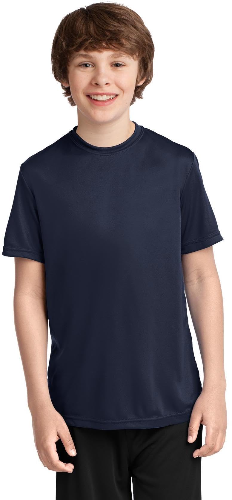 Port & Company Youth Performance Tee | UPF 50 Athletic Workout Clothing for Spring & Summer | PC380Y