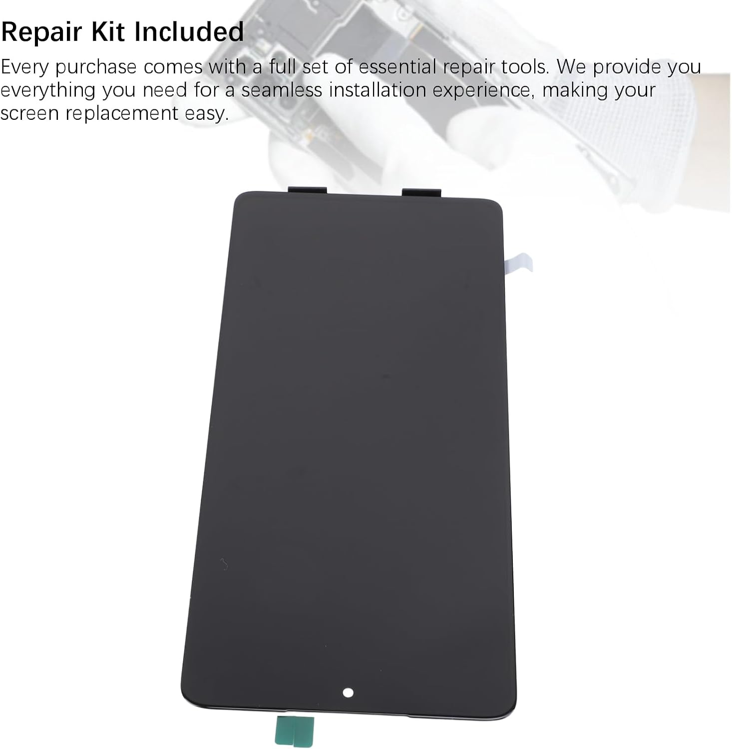 Screen Replacement for G XT2419 5G 2024, Organic LED Touchscreen Digitizer Assembly with Repair Tools, Phone Display Replacement Kit, High Color Accuracy and Sharpness