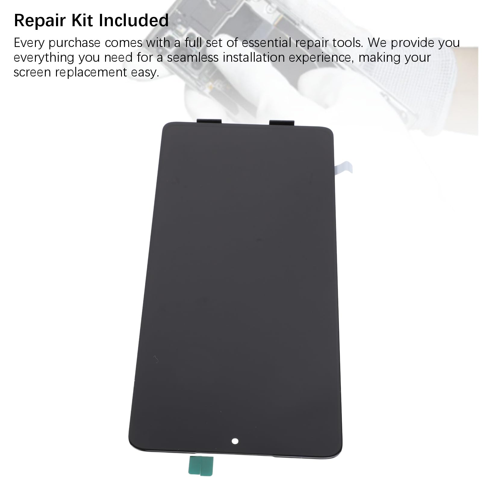 Kit de Reemplazo de Pantalla Táctil de Teléfono, Conjunto de Pantalla de Teléfono LED Orgánico con Herramientas de Reparación para G Stylus XT2419 5G 2024