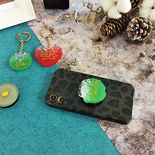 WILTEEXS Portachiavi Rotondo in Resina a Forma di