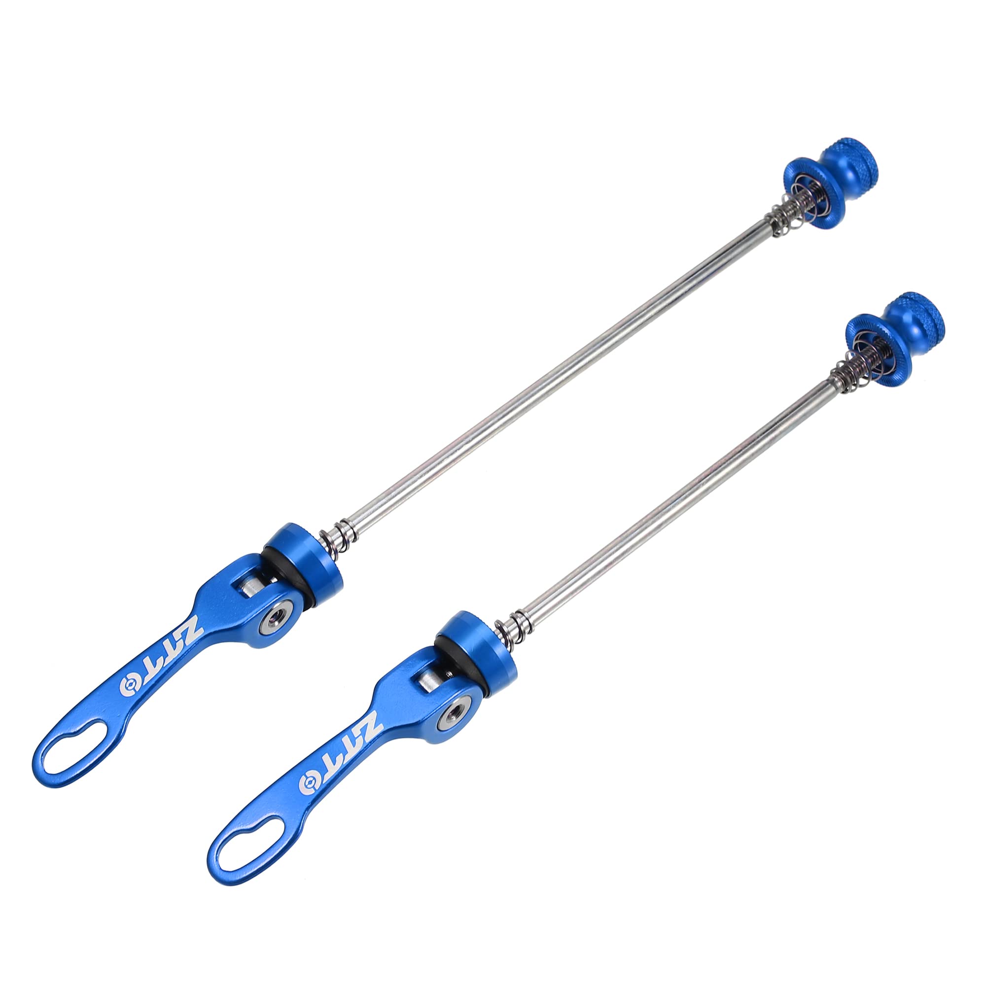 Axe Roue Vélo Dégagement Rapide - Paire Avant/Arrière Violet, Filetage M5, Pour VTT Et Route