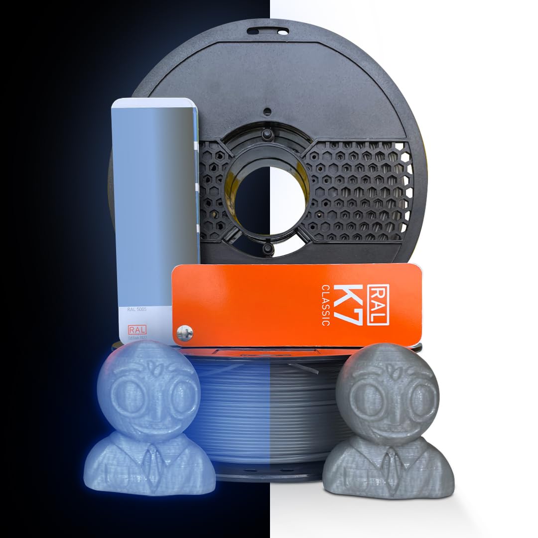 NFIL3D 1KG Net HS PLA+ Glow in The Dark Blue 3D Printer Filament | Filaments for 3D Printer| 1.75mm| Accuracy +/- 0.015mm | 1000g 3D Filament, 250g Spool & 350g Packaging Weight (Total Weight 1.6KG)-image-14