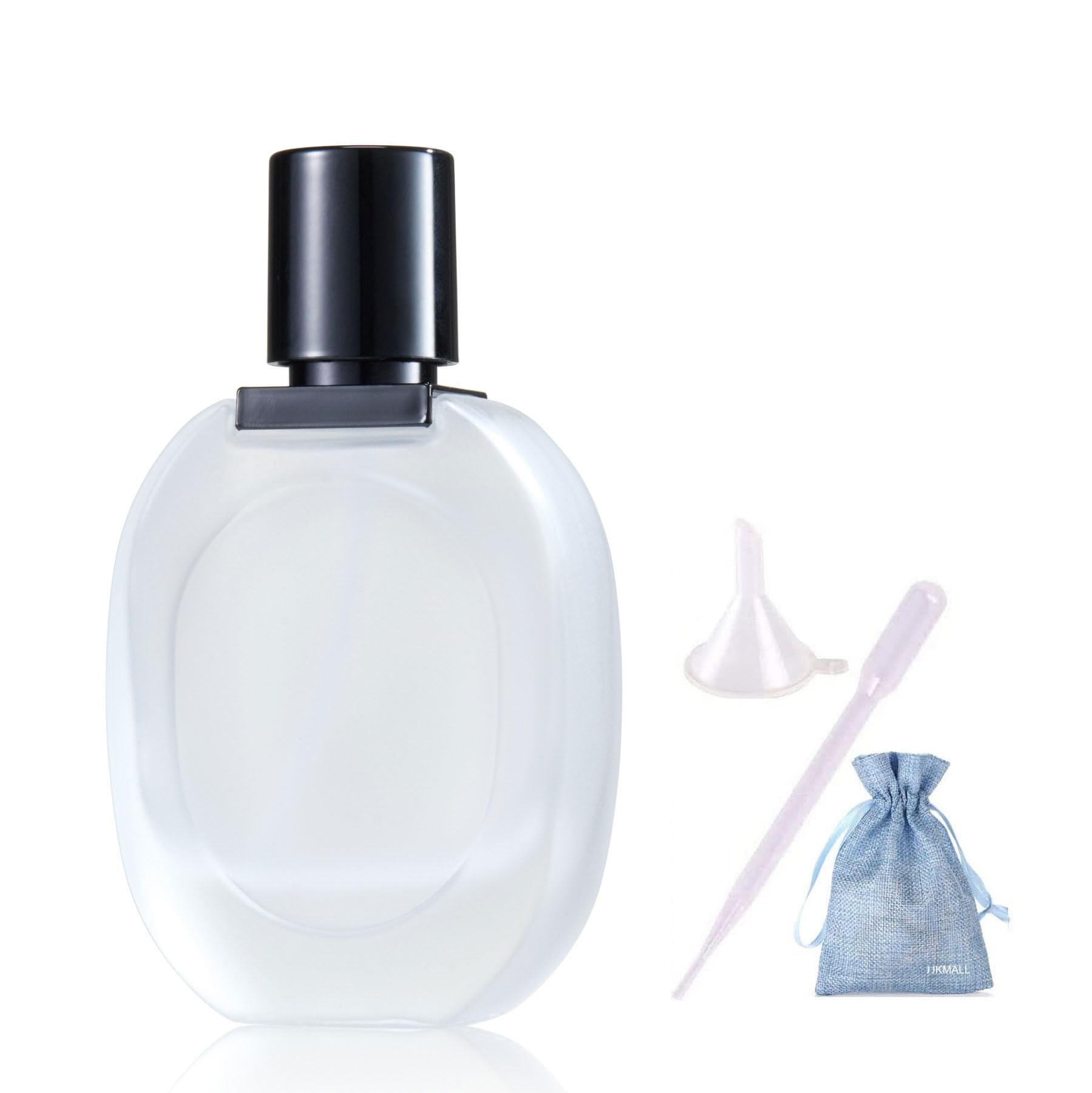 JJKMALL1 Oz/30ml Empty Frosted Glass Spray Bottle Perfume Atomizer, Refillable Fine Mist Spray Empty Perfume Bottles