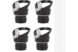 4 Pack Compatible Straw Lid for 24 oz Hydro Flask Standard Mouth Water Bottle