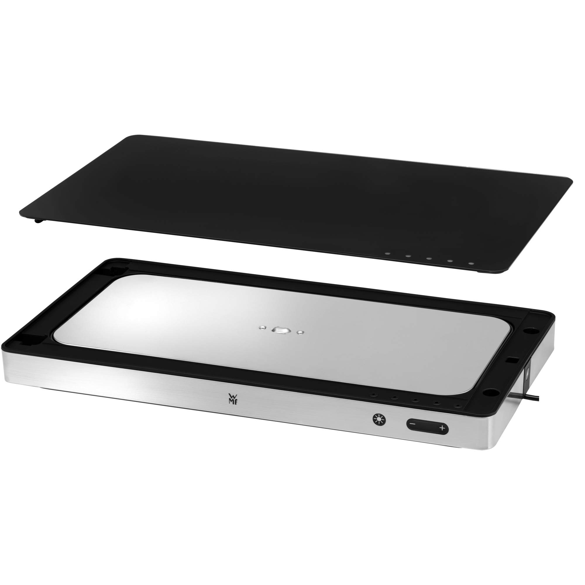 WMF Ambient Kühl- & Warmhalteplatte elektrisch, 270 W, Glasoberfläche, Ambient Light
