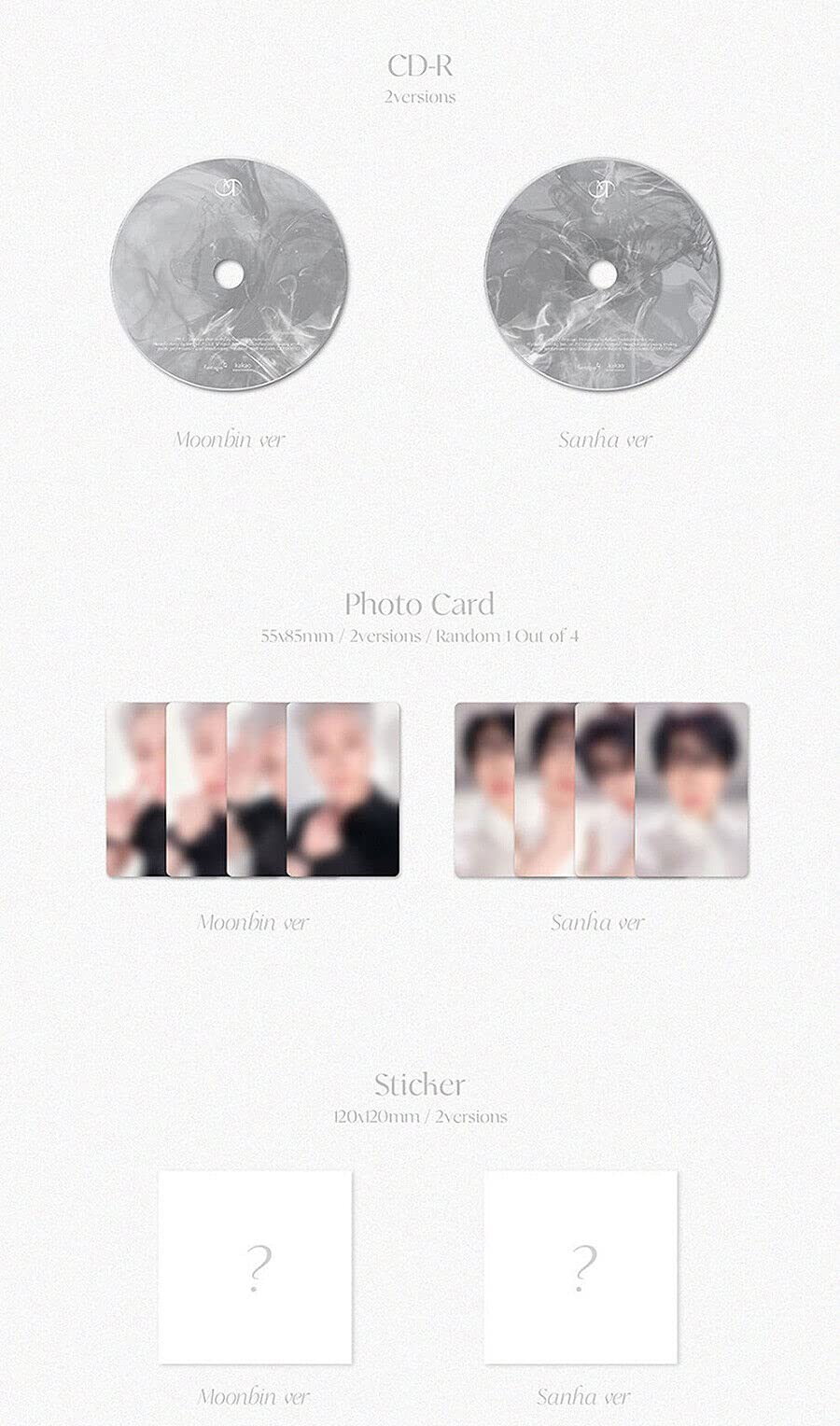 MOONBIN&SANHA (ASTRO)・INCENSE デジパック ムンビン ASTRO, MOONBIN, MOON BIN, SANHA, SAN HA - (DIGIPACK) ASTRO