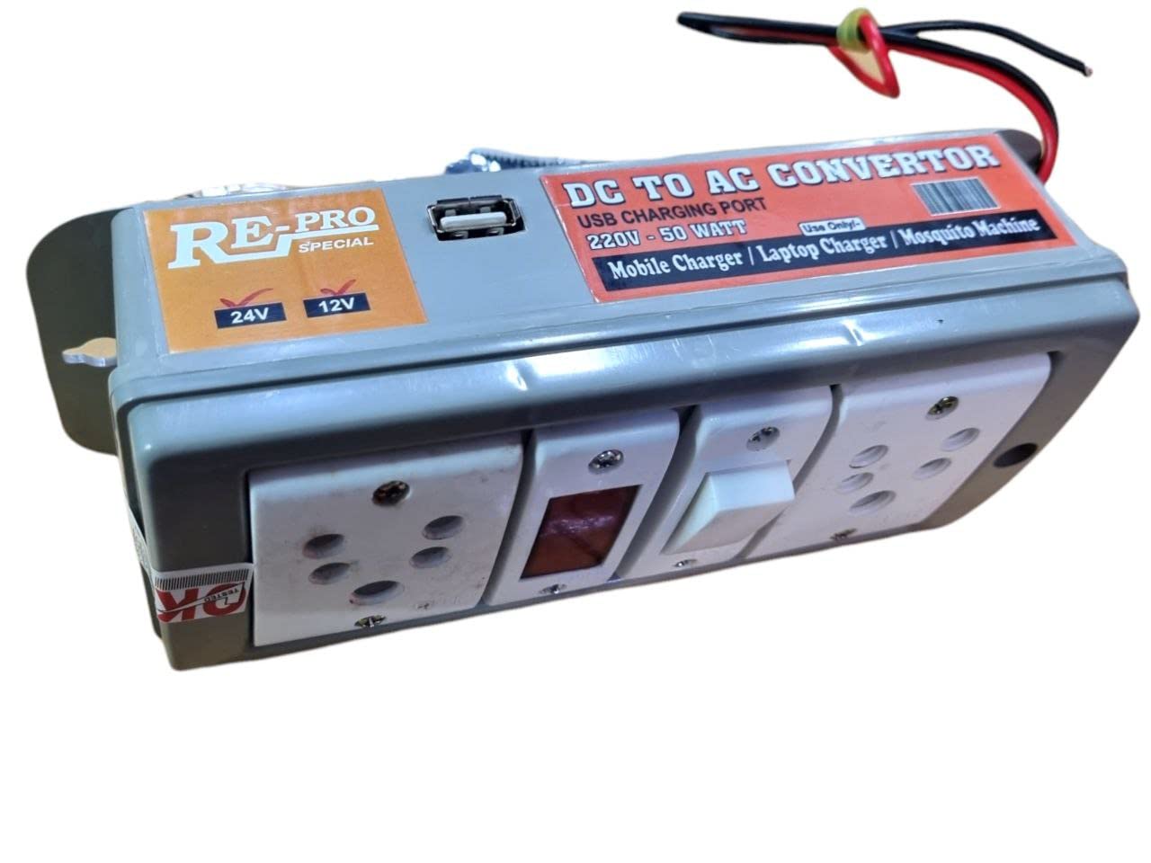 Buy ElekmA DC Converter DC to AC Convertor 12 Volt / 24 Volt to 220