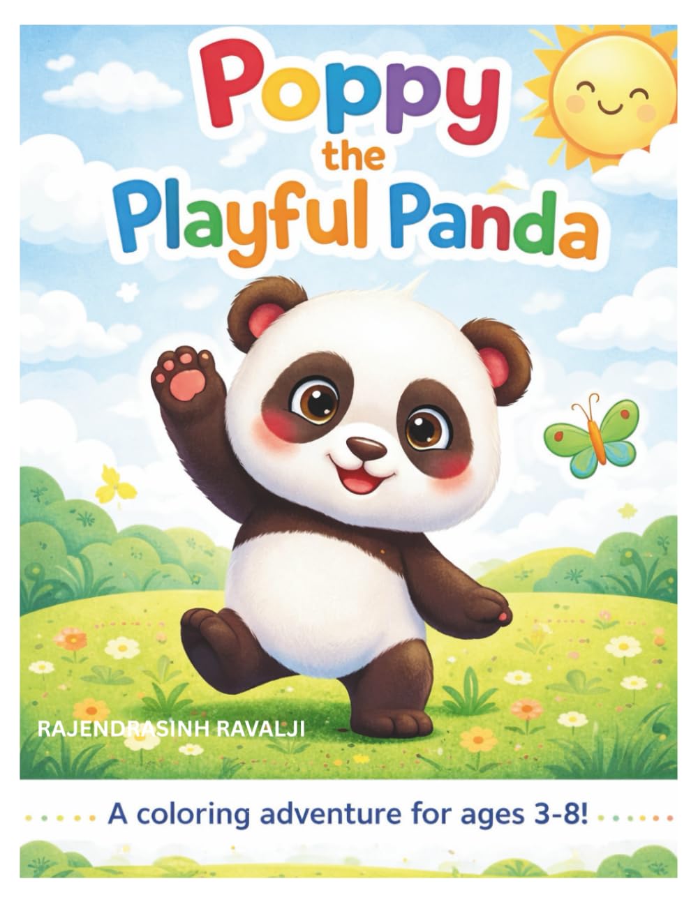 Poppy the Playful Panda: 24 Cute Panda Scenes to Color & Enjoy