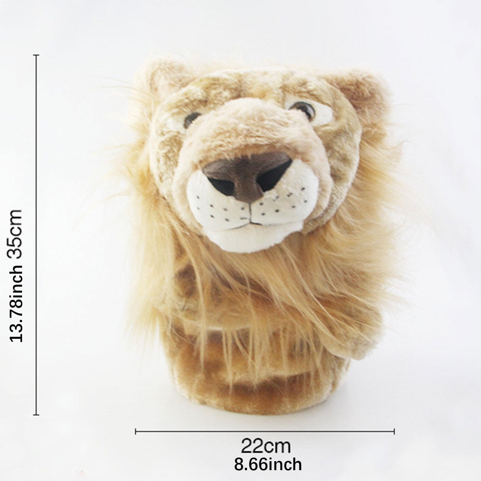 Golf Headcover Kuscheltier Schlägerkopf Schutzhülle Ersatzbezug Aus Gefülltem Polyester für Driver für Golfer Geschenk Turnier Freundespiel S