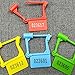 Pack of 50 Disposable Multicolored Luggage Plastic Padlock Seals,Safety Control Seals with Numbered (Random Color) (50 PCS)