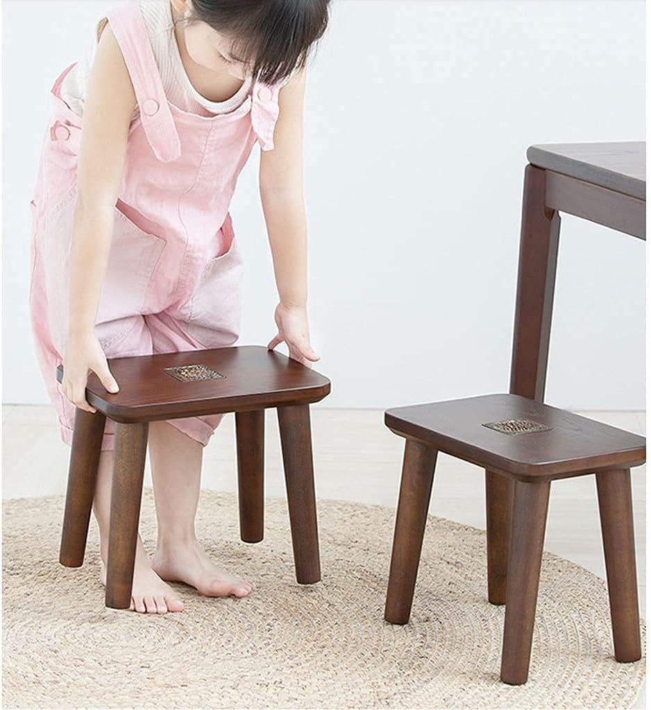 Minimalist Fashion Creative Adult Doorway Shoe Changing Stool Round/Rectangular/Square Individual Low Stool Children's Small Bench Low Stool for Home Casual/Rectangular