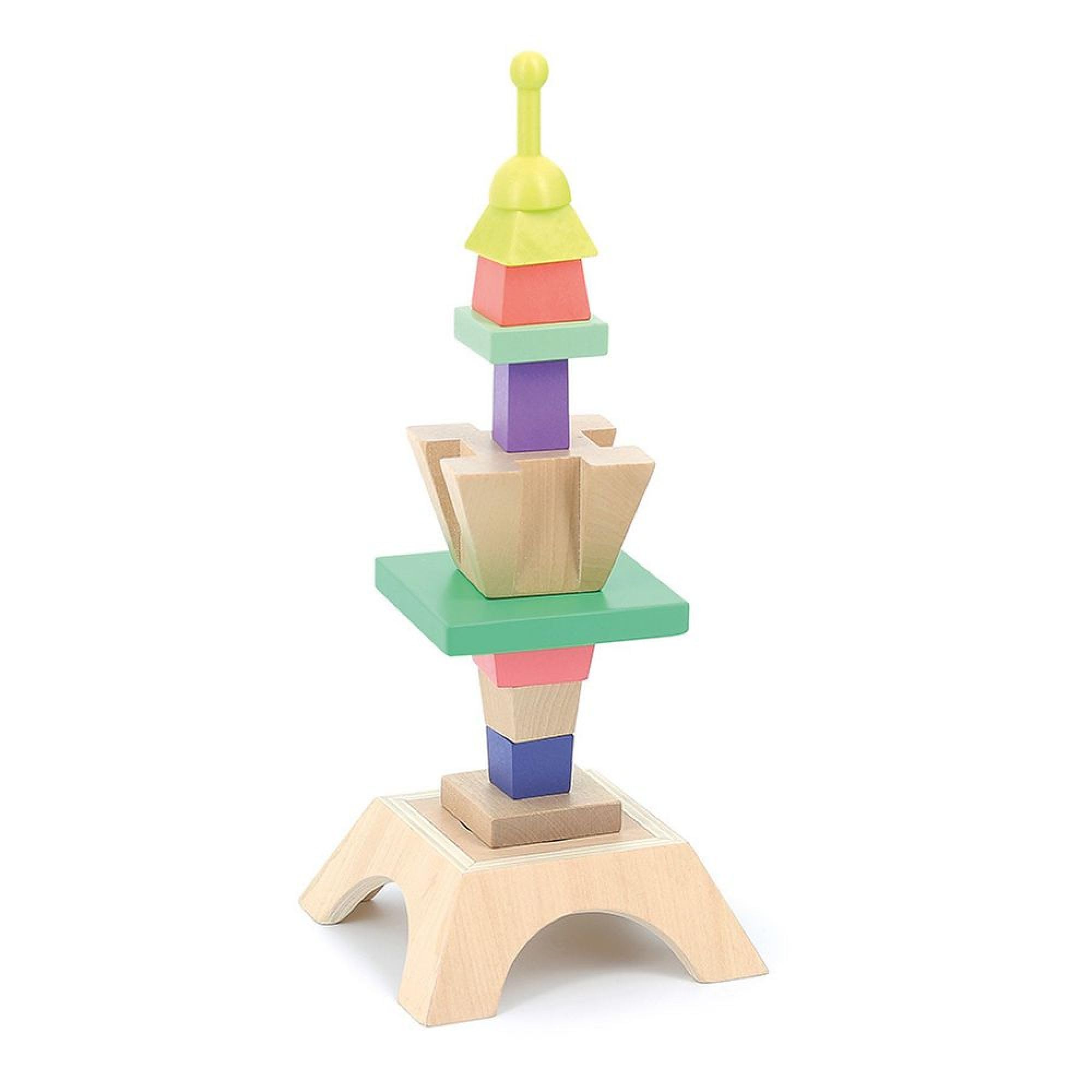 Tour Eiffel en Bois Jeu de Construction Créative pour Enfant Dès 3 Ans