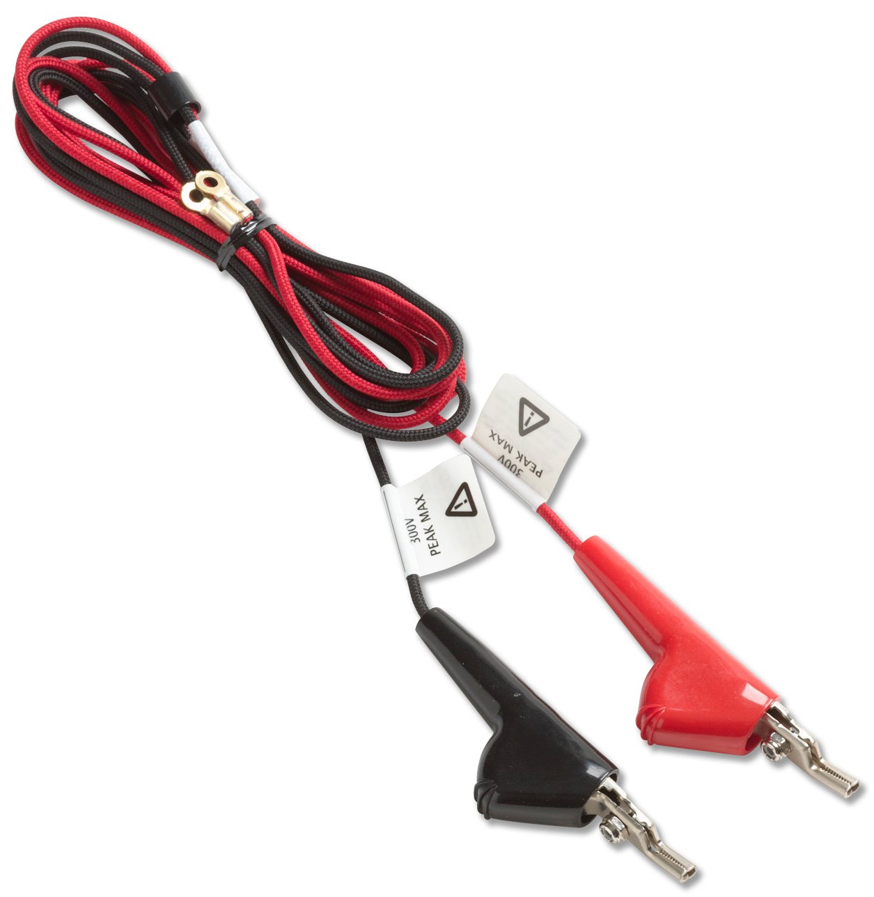 Fluke Networks P4480001 TS52/44/42 Replacement Line Cord with Angled Piercing Pin Clips, Compatible with 52 and 40 Series Test Sets