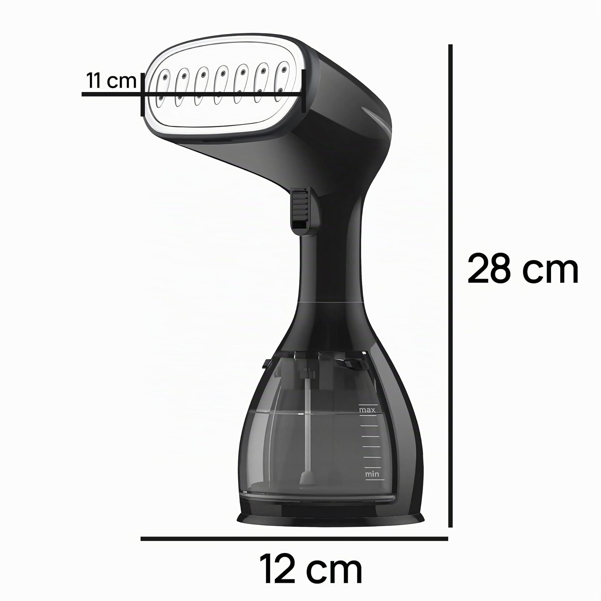 Retoo Ferro da Stiro Verticale, 1500 W, serbatoio grande da 280 ml, 3 livelli di potenza, ferro da stiro a vapore 7 in 1, con spazzola, spegnimento automatico, rinfresca ed elimina gli odori,