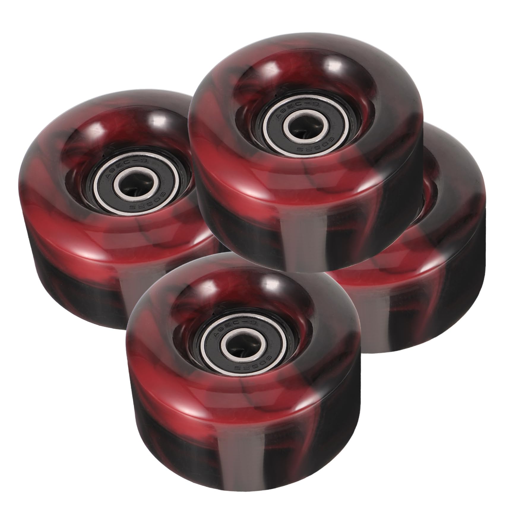 POPETPOP Roller Skates Wheel Kit 4 5832 Wheels with Pu Material Ideal for Daily Practice Recreational Artistic Skating Easy to Install Maintain