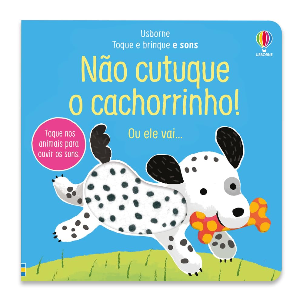 Capa de NÃO CUTUQUE O CACHORRINHO!: TOQUE E BRINQUE E SONS