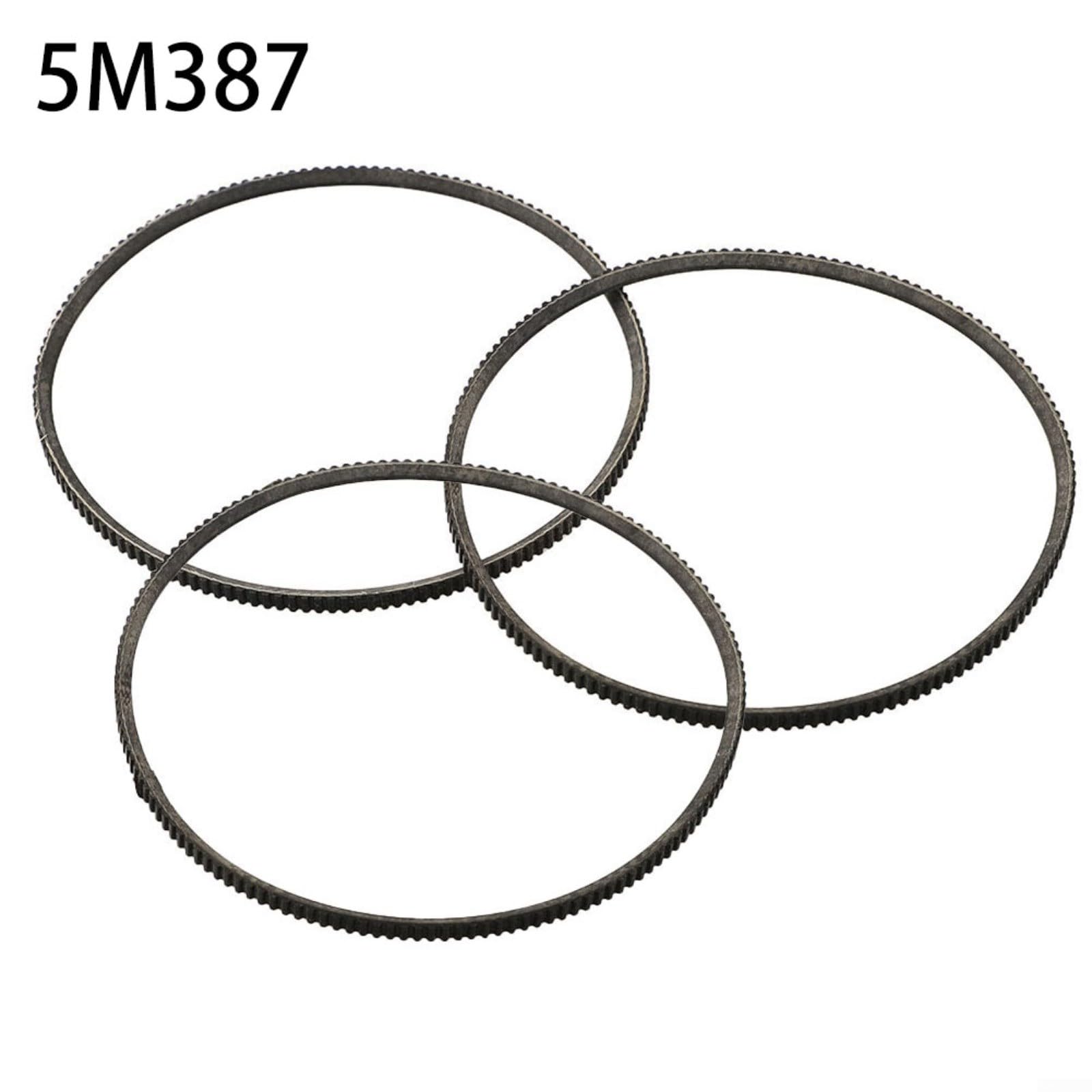 3pcs 5M387 Cinghia Tornio, Mini Tornio Cinghia di Trasmissione Modello 5m387 Per Wm210 Cinghia Motore Tornio Ad Alta Resistenza Alla Trazione, Resistente Al Freddo, Non Facile Da Sgonfiare