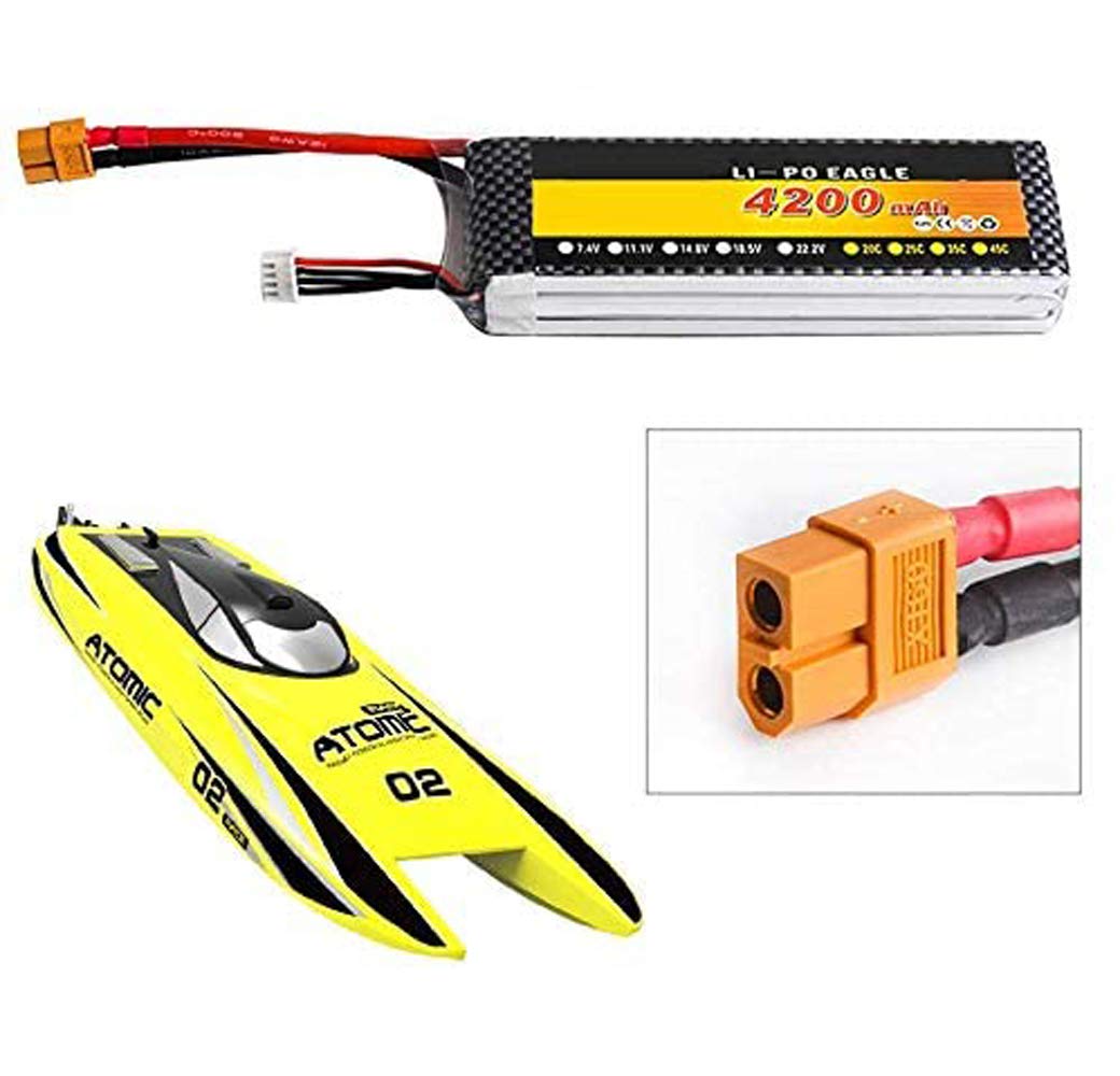 11,1 V 4200 mAh ulepszona bateria Lipo do S011 70 cm pilot do łodzi motorowej RC Boat Watercraft