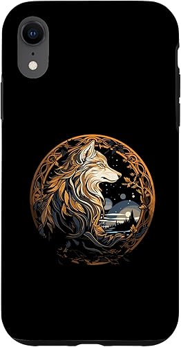 iPhone XR Fenrir Wolf Viking Scandinavian Pride Norsemen Odins Wolf Case