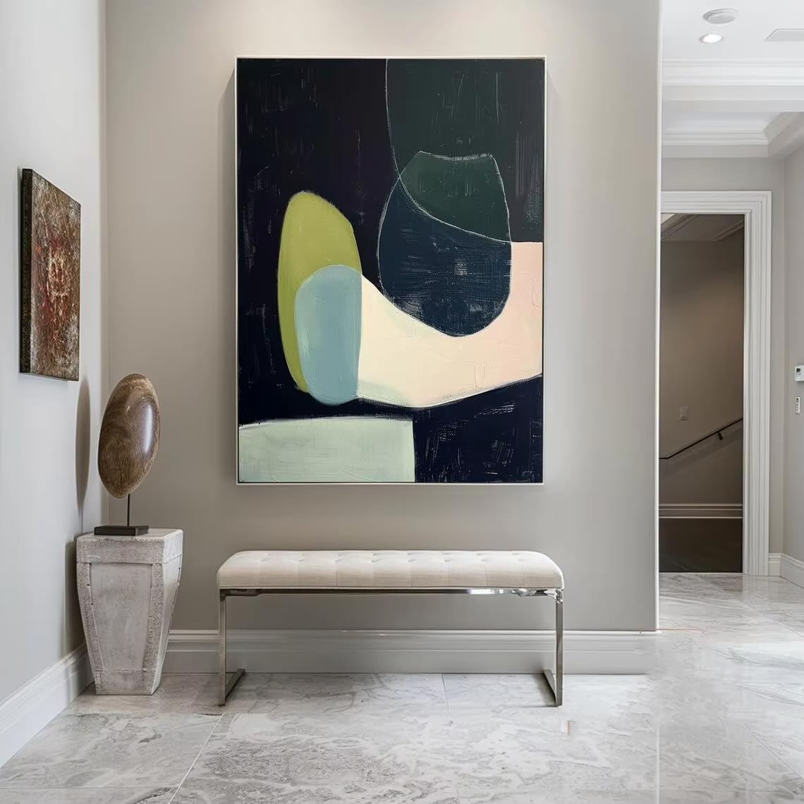 DFZEWKI Abstract Canvas Art Large Canvas Wall Art Modern for Living Room Home Decor(60x80cm(24x31in)/No frame)