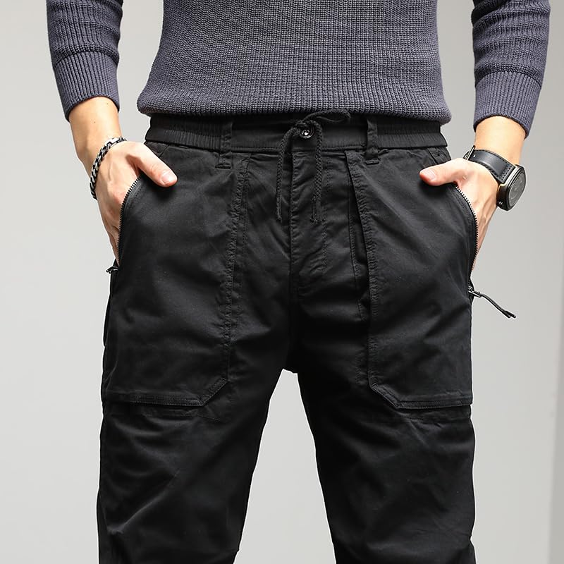 G-STONE Men Cargo Pants Trend Setting Comfortable Casual Pant Waist Cotton Workwear Clothes with Large Capacity Pockets2