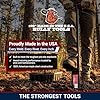 Bully Tools 11-Gauge Dibble Bar Tree Planting Tool | Heavy Duty All-Steel Digging Bar for Planting Seedlings Saplings and Young Trees | T-Styled Handle with Rubber Grip Hole Digger, 100% Made in USA