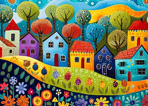 HUADADA Painting Houses Puzzle