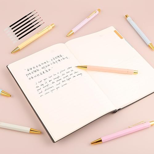 Miniatura 5 de 30 recambios de bolígrafos de tinta de gel, repuestos de bolígrafos reemplazables, tinta negra de 0.028 in, repuestos de bolígrafo de escritura