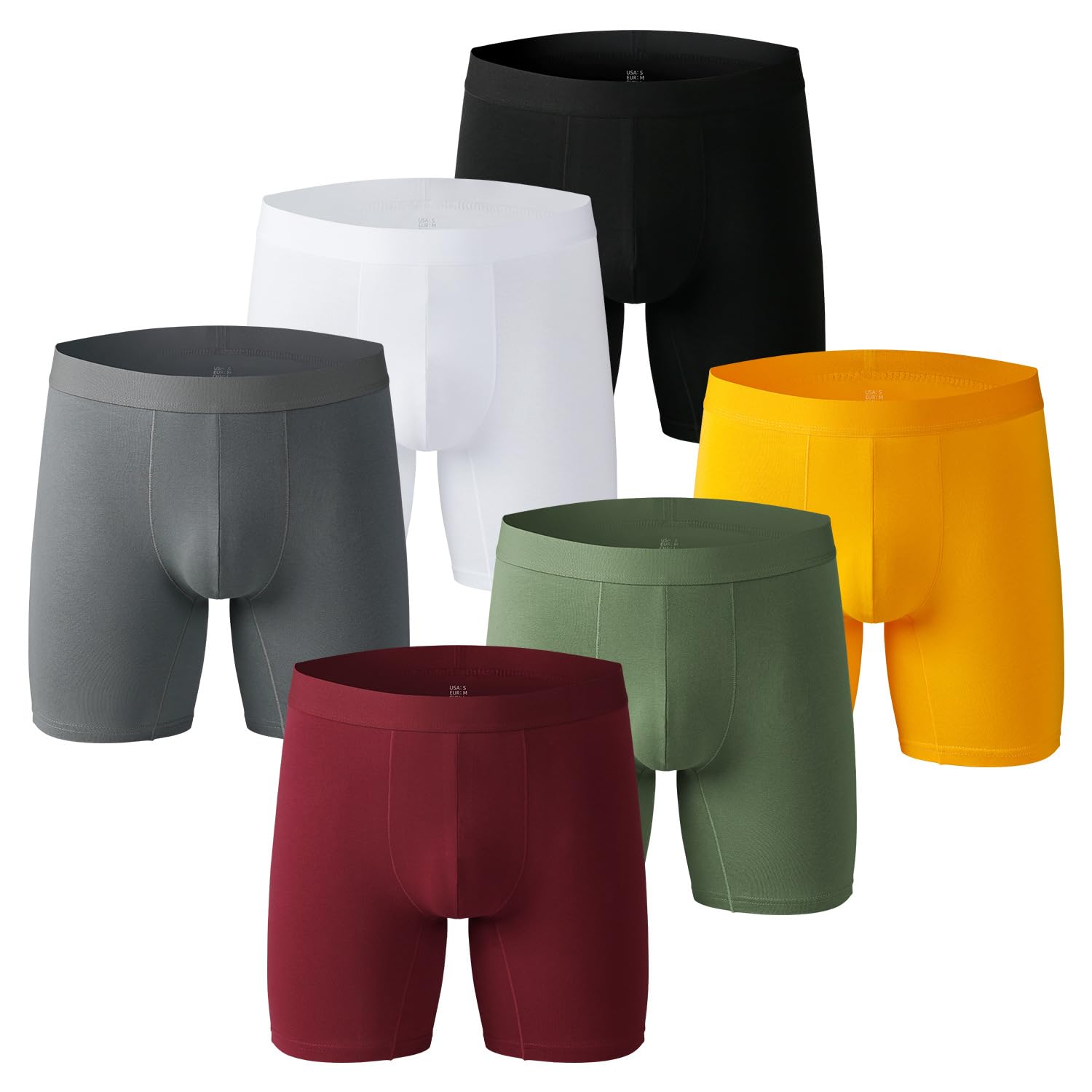 Boxers Hommes Jambes Élastiques Anti-Usure des sous-Vêtements De Sport pour Hommes