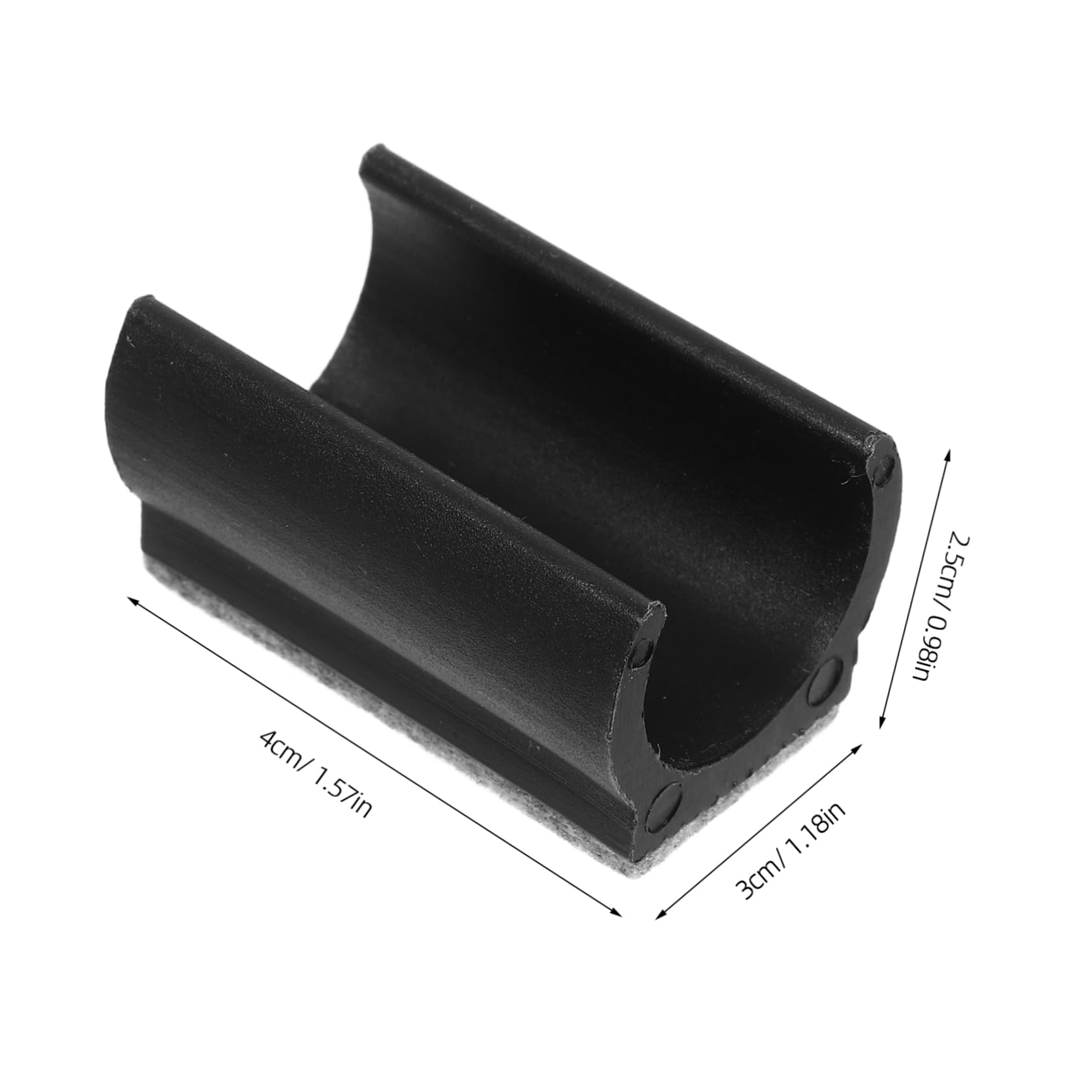 SHINEOFI 5 Series De Muebles Pequeñas Almohadillas De Fieltro De Patas para Sillas De Jardín Capas De Los Pies De La Silla Largo Tu Piso El Plastico 10 Piezas X 5