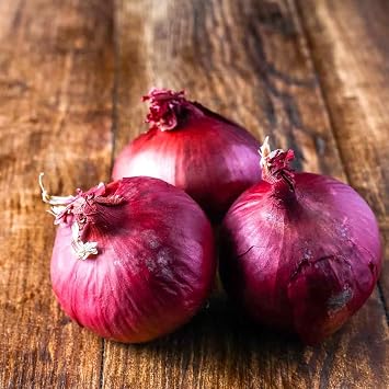Red Onion Seeds for Planting, Onion Sets of 70 Bulbs, Heirloom Bulbs Easy to Plant