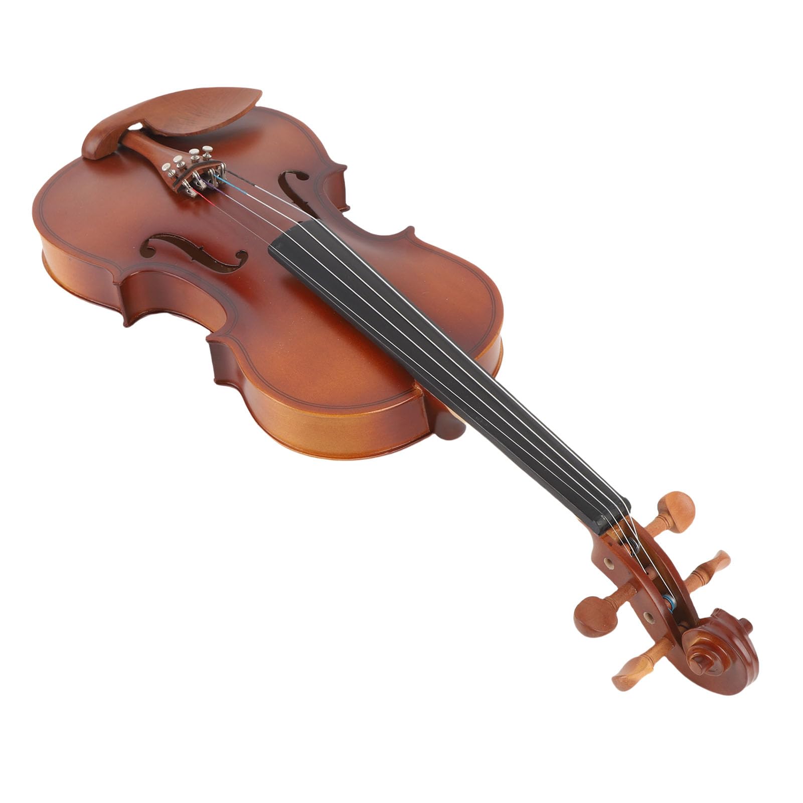 Generic Violino Professionale 4/4 Acustico in Legno Massello con Finitura Opaca per Principianti Adulti Completo di e Custodia Rigida