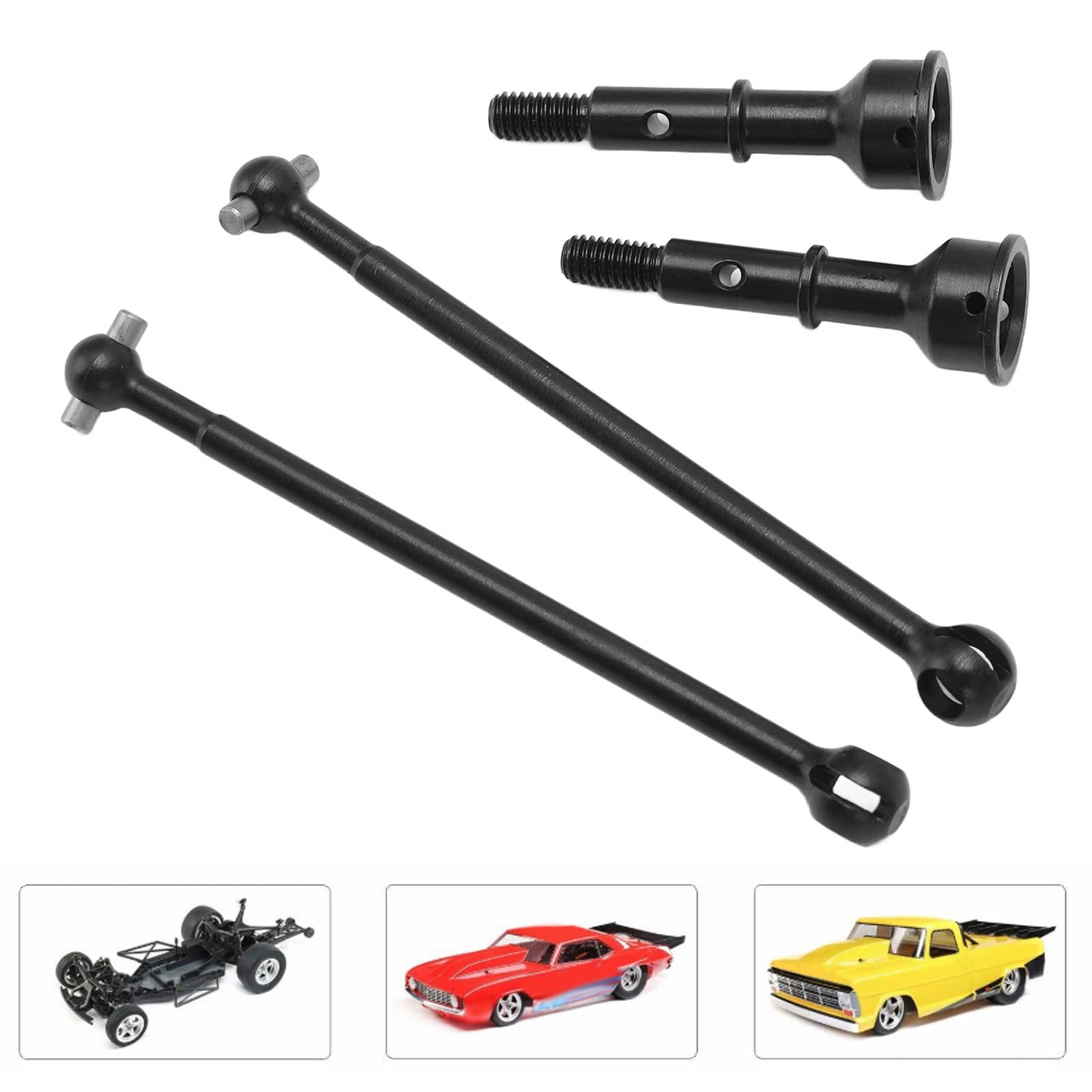 Albero Motore Posteriore In Acciaio Per RC LOSI 1/10 22S 2WD | Anti-ruggine | Trasmissione Efficiente | Set Da 2 Assi