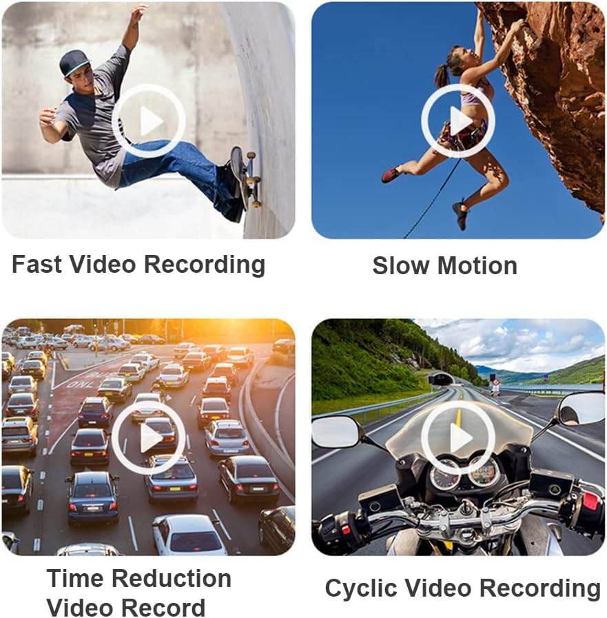 Camnoon 4K Head Mounted Camera worn on a head