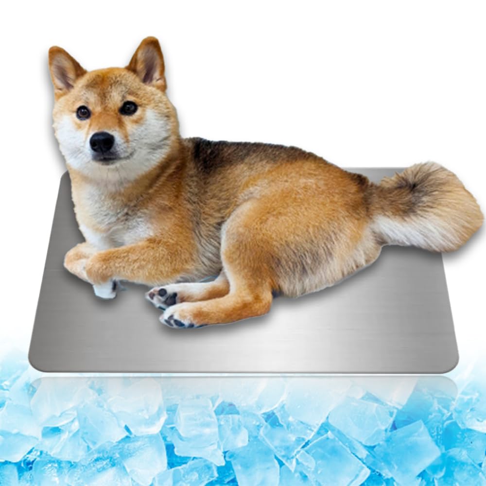 Amazon | 犬猫用 ひんやり冷感アルミプレート Lサイズ（50×30cm