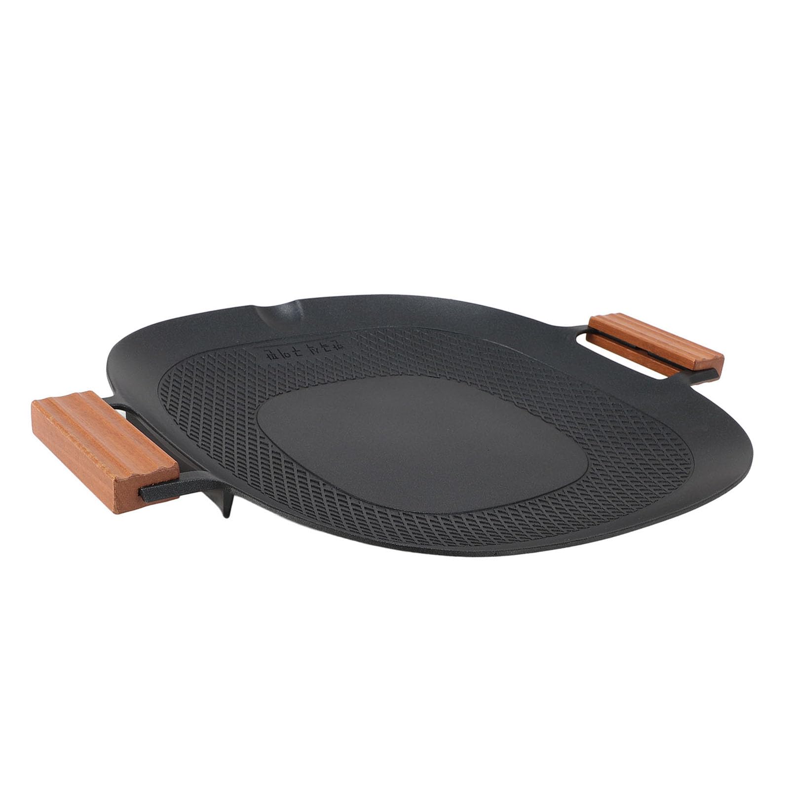 SEAFRONT Alloy BBQ Griglia Padella, 15.2x12.6in Fondo Piatto