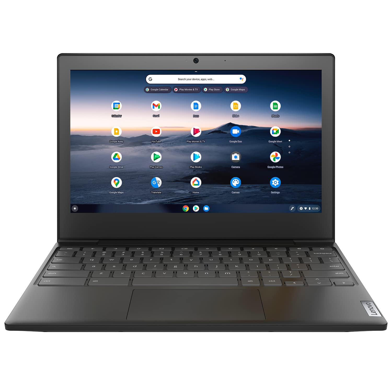 Lenovo Newest Chromebook 11.6" HD Light Laptop, Intel Celeron N4020 (Up to 2.8GHz), 4GB RAM, 64GB eMMC, HD Webcam, UHD Gra...