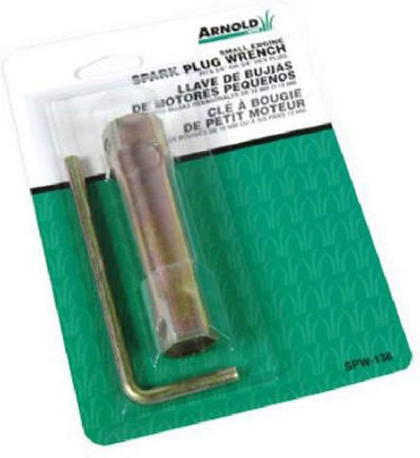 Arnold Spark Plug Wrench, Fits 5Inch/8Inch or 3Inch/4