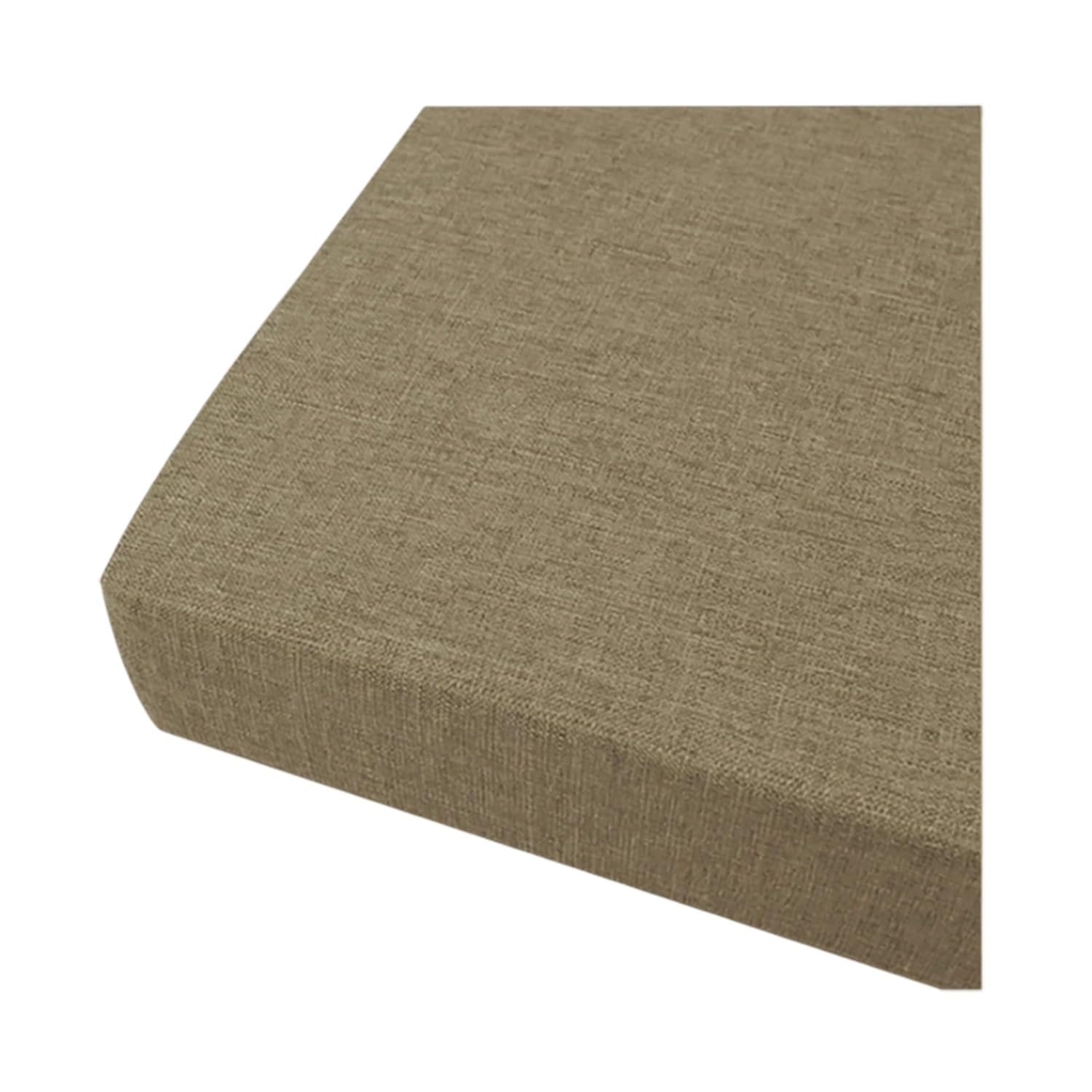 Coussin de banc de jardin imperméable avec housse amovible haute densité