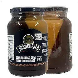 Doce de Leite Mineiro com Chocolate Franchesco 680g – Cremoso, Artesanal e Sabor Tradicional