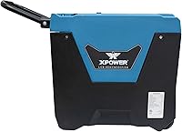 Vista 4 de XPOWER XD-85L2 - Deshumidificador comercial LGR de 145 pintas con bomba de purga automática, manguera de drenaje, mango y ruedas para restauración