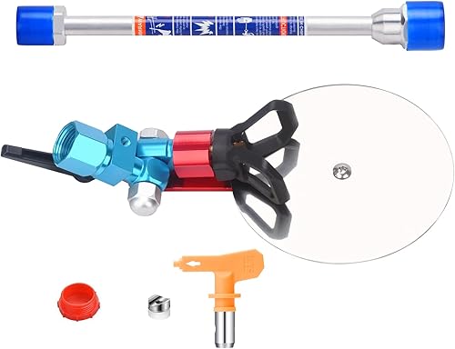 JWGJW 120025 - Herramienta de accesorios de guía de pulverización para todos los pulverizadores de pintura sin aire de 78 pulgadas con punta 517 con
