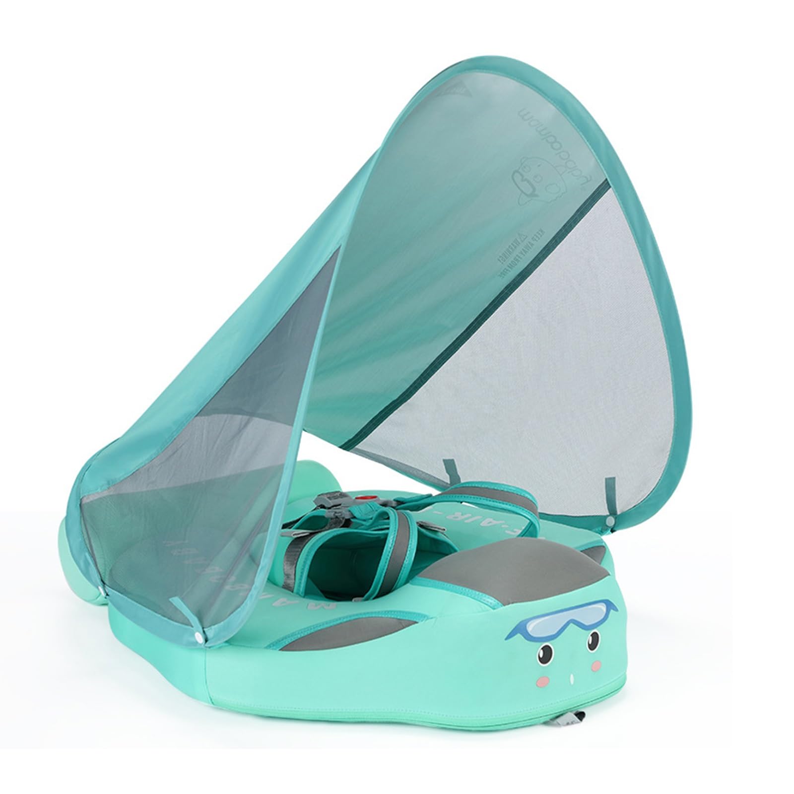 Flotador Hinchable con toldo para el Sol, tamaño Mejorado, flotadores Infantiles para Piscinas, Juguetes para Piscinas de 3 a 72 Meses.