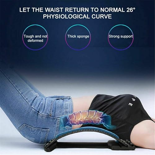 Miniatura 3 de Estirador de espalda, dispositivo de alivio del dolor lumbar, masajeador de espalda multinivel Lumbar, alivio del dolor para hernia de disco,