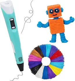 Caneta 3D Impressora Manual Infantil e Adulto Com Filamentos DIY