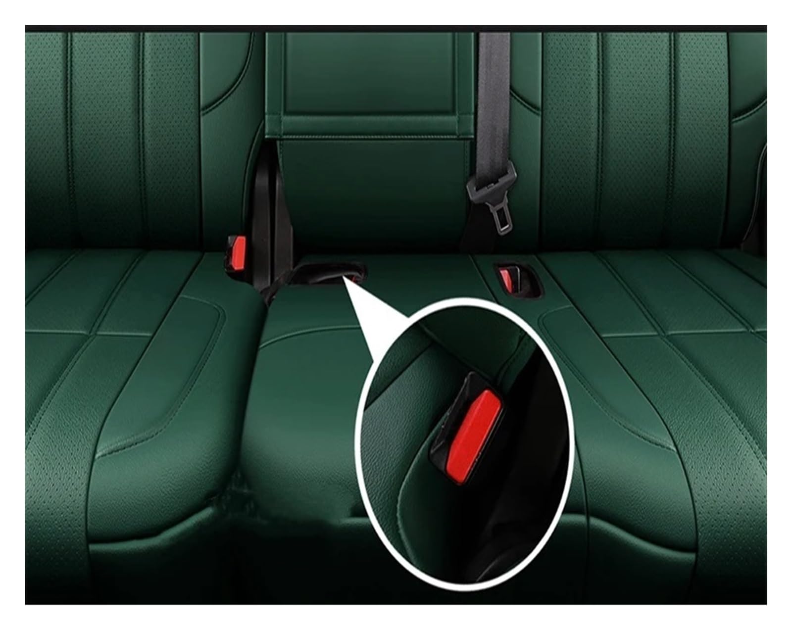 Protections Siège PU Ensemble Complet De Housses Siège Auto pour Ranger pour Rover(Burgundy)