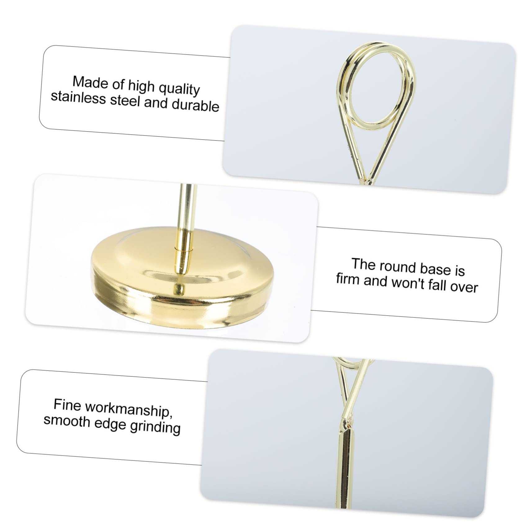 OFFSCH 1pc Plate Seat Ordering Cards Stand Dishes Cards Rack Restaurant Dishes Rack Menu Cards Holder Dishes Name Rack Table Sign Stand Display Rack Memos Rack Dining Table Cards Holder